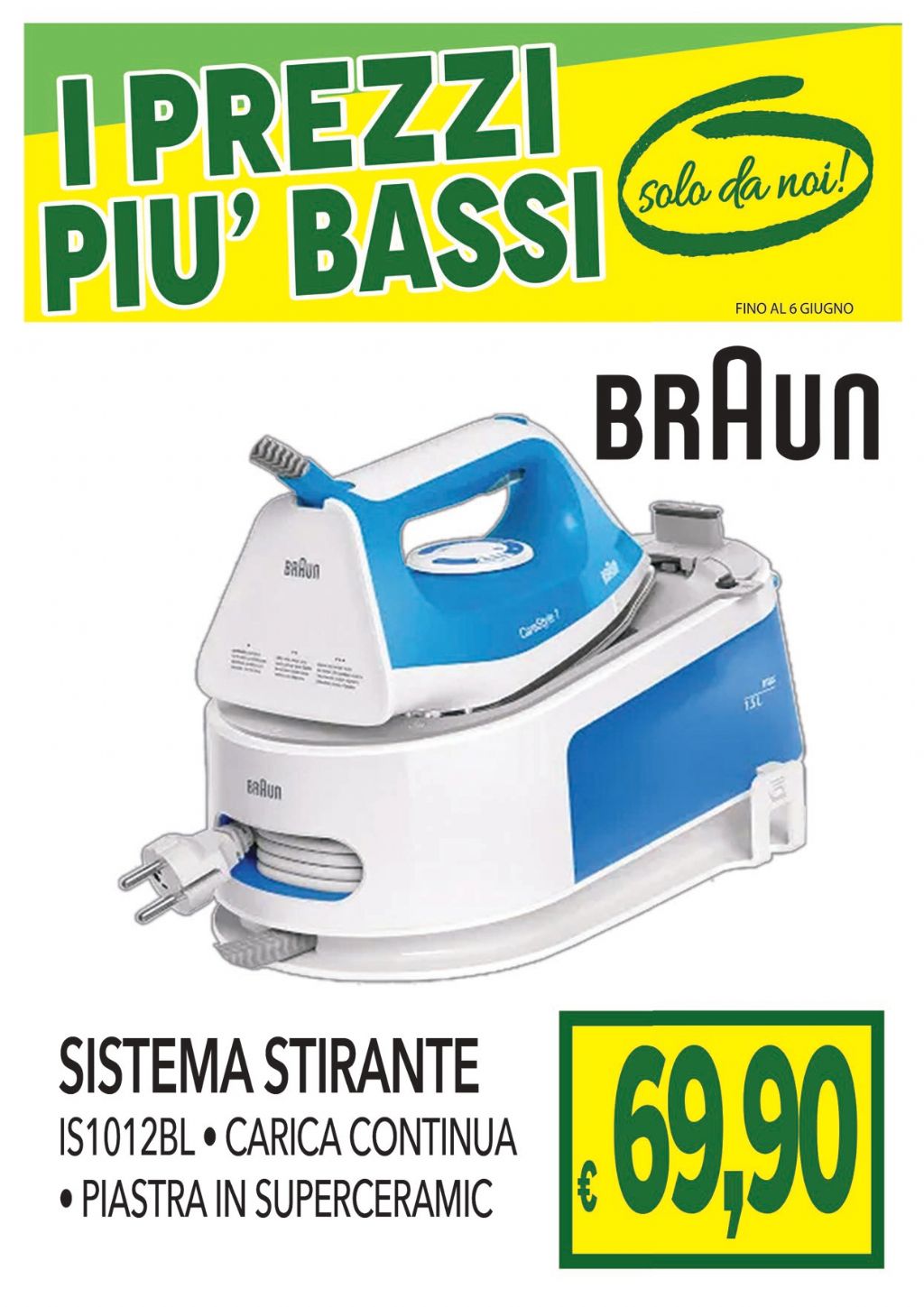 FERRO CALDAIA BRAUN IS1012BL